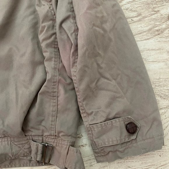 Western Style Sherpa Coat with leather buttons - Men's XS, Women's S - Picture 6 of 6